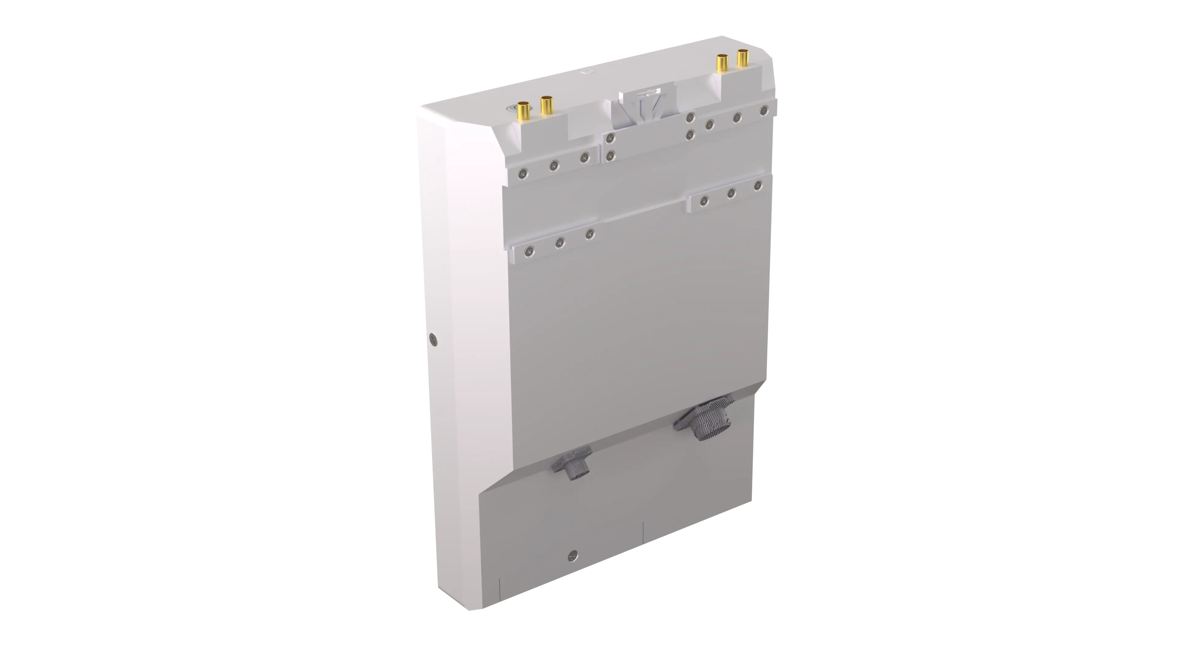 Elman LoRaWAN Gateway (Ağ Geçiti) / Endüstriyel PC arka panel: anten bağlantıları ve kablo rakorları