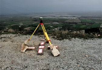 Sayısal Yükseklik Modeli (DEM) ile oluşturulmuş 3D arazi modeli.